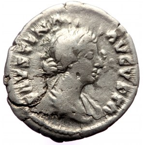 Faustina II (147-175) AR Denarius (Silver, 2.98g, 20mm) Rome, 147-176.