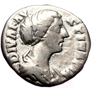 Diva Faustina II (died 176) AR Denarius (Silver, 17mm, 2.52g) Rome.