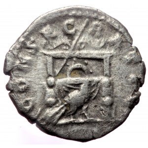 Diva Faustina II (Died 176) AR Denarius (Silver, 2.51g, 17mm) Rome.