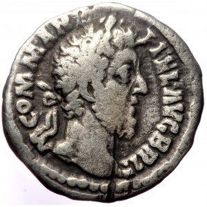 Commodus (177-192) AR Denarius (Silver, 2.45g, 18mm) Rome, 188-189.