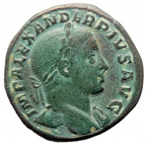 Severus Alexander (222-235 AD), AE Sestertius (bronze, 21.59g, 31mm) Rome