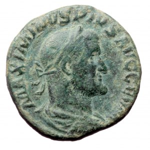 Maximinus I Thrax (235-238) AE Sestertius (Silver, 20.30g, 29mm) Rome, 236-8