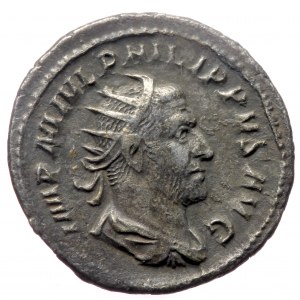 Philip I (244-247 AD) AR antoninianus (Silver, 4.34g, 23mm) Rome