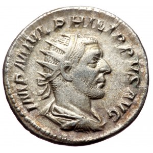 Philip I (244-247) AR antoninianus (Silver, 4.65g, 23mm) Rome