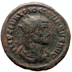 Diocletian AE Antoninianus (Bronze, 4.46g, 22mm) Antioch, 284-305.