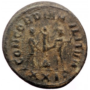 Maximianus (First reign, 286-305) AE Antoninianus (Bronze, 3.14g, 23mm) Cyzicus, 293.