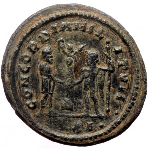 Maximianus (First reign, 286-305) AE Antoninianus (Bronze, 23mm, 3.77g) Cyzicus, 293.