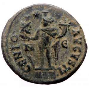 Maximinus II (310-313) AE Follis (Bronze, 22mm, 4.45g) Alexandria, 312-313.