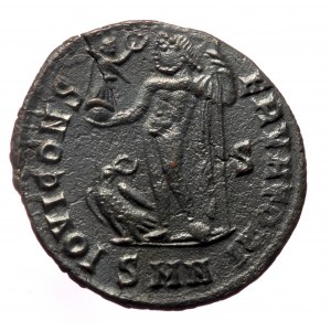 Licinius I (308-324) AR/Bl Follis (Billon, 21mm, 3.28g) Nicomedia, 311.