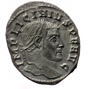 Licinius I (308-324) AR/Bl follis (Billon, 3.42g, 22mm) Ticinum, 312-313.