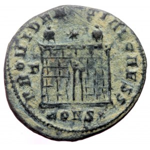 Constantine II (Caesar, 316-337) AE Follis (Bronze, 2.91g, 19mm) Constantinople.