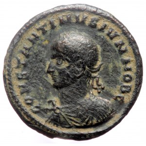 Constantine II (Caesar, 316-337) AE Follis (Bronze, 19mm, 2.78g) Thessalonica.