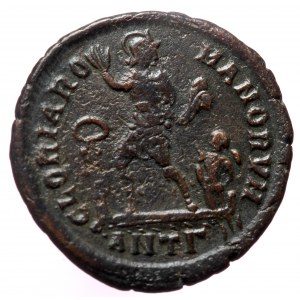 Theodosius I (379-395) AE (Bronze, 23mm, 4.84g) Antioch, 379-383.