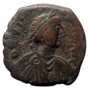 JUSTIN I JUSTINIAN I (527),Nicomedia, AE follis (Bronze, 17.51g, 34mm)