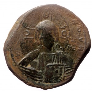 Anonymous, Constantinople, AE follis(bronze, 13.86g, 32mm), Time of Basil II & Constantine VIII, (ca 976-1025 AD)