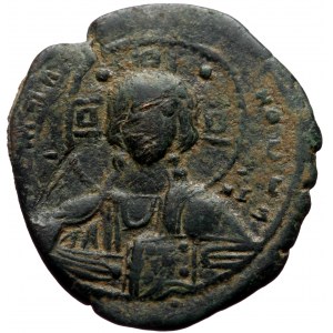 Annonymous attributed to Romanus III (1028-1034) AE follis (Bronze, 31mm, 7.18g)