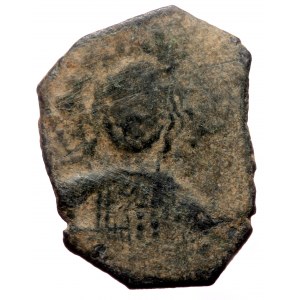 Islamic, Anatolia & al-Jazira (Post-Seljuk), Danishmendids. Amir Ghazi (AH 497-528 / 1104-1134). AE Dirham (Bronze, 2.55