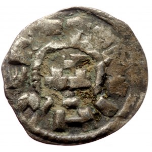 Italy, Lucca Henry III-V (1039-1125) AR denaro (Silver, 0.80g, 16mm)