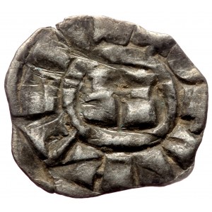 Italy, Lucca Henry III-V (1039-1125) AR denaro (Silver, 0.81g, 16mm)