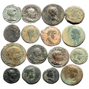 18 Greek and Roman AE and BL coins (Bronze, total weight: 90.04g)