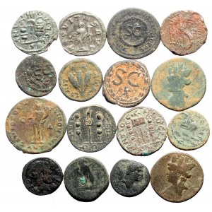 18 Greek and Roman AE and BL coins (Bronze, total weight: 90.04g)