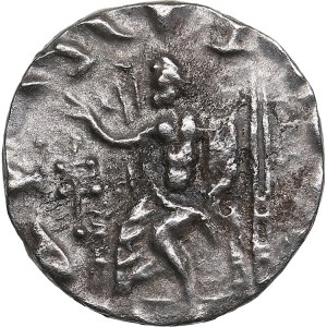 Baktria, Indo-Greek Kingdom. AR Drachm - Hermaios Soter. Circa 105-90 BC.