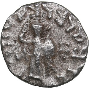 Indo-Skythians. AR Drachm. Azes. Circa 58-12 BC.