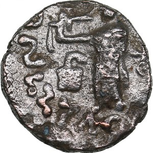 Indo-Skythians. AR Drachm. Azes. Circa 58-12 BC.