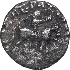 Indo-Skythians. AR Drachm. Azes. Circa 58-12 BC.