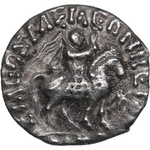 Indo-Skythians. AR Drachm. Azes. Circa 58-12 BC.