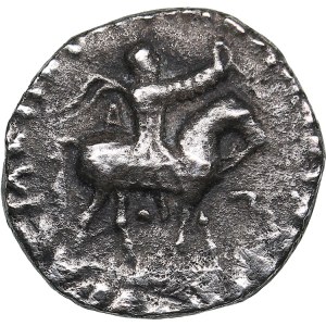 Indo-Skythians. AR Drachm. Azes. Circa 58-12 BC.