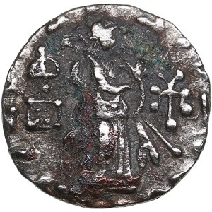 Indo-Skythians. AR Drachm. Azes. Circa 58-12 BC.