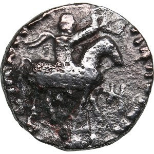 Indo-Skythians. AR Drachm. Azes. Circa 58-12 BC.