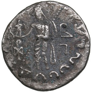 Indo-Skythians. AR Drachm. Azes. Circa 58-12 BC.