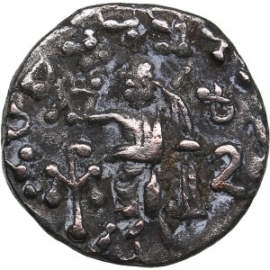 Indo-Skythians. AR Drachm. Azes. Circa 58-12 BC.