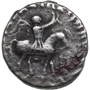 Indo-Skythians. AR Drachm. Azes. Circa 58-12 BC.