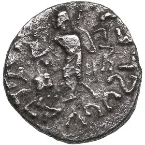 Indo-Skythians. AR Drachm. Azes. Circa 58-12 BC.