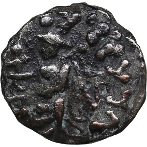 Indo-Skythians. AR Drachm. Azes. Circa 58-12 BC.