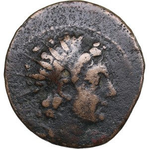 Seleukid Empire, Probably Apameia on the Axios (Orontes) mint. Æ 21mm - Antiochos VI Dionysos (144-142 BC)