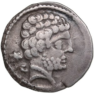 Spain, Osca AR Denarius (Drachm). Circa 2nd-1st centuries BC.