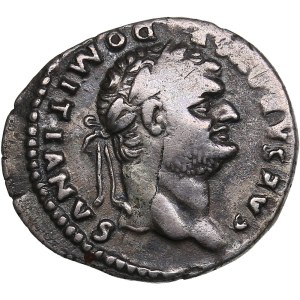 Roman Empire AR Denarius - Domitian, as Caesar (AD 69-81)