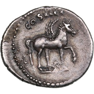 Roman Empire AR Denarius - Domitian, as Caesar (AD 69-81)