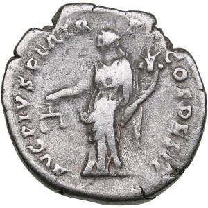 Roman Empire AR Denarius - Antoninus Pius (AD 138-161)