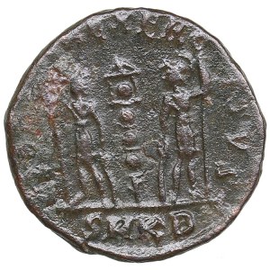 Roman Empire Æ Follis - Constantine II, as Caesar (AD 317-337)