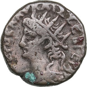 Egypt, Alexandria Billon Tetradrachm - Nero, with Divus Augustus (AD 54-68)