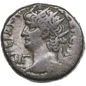 Egypt, Alexandria Billon Tetradrachm - Nero, with Tiberius (AD 54-68)