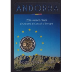 Andorra commemorative 2 Euro 2014