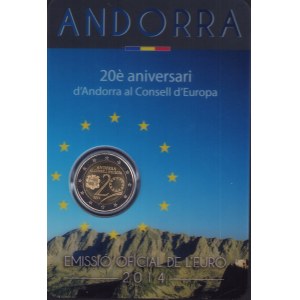 Andorra commemorative 2 Euro 2014