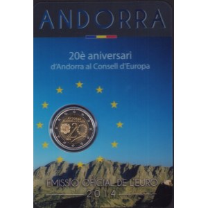 Andorra commemorative 2 Euro 2014
