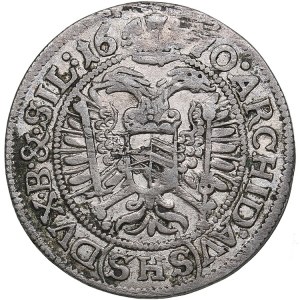 Austria 3 Kreuzer 1670 - Leopold I (1657-1705)
